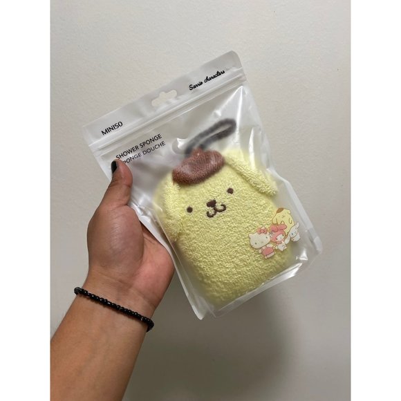 Sanrio Characters Pompompurin shower sponge - Picture 7 of 7